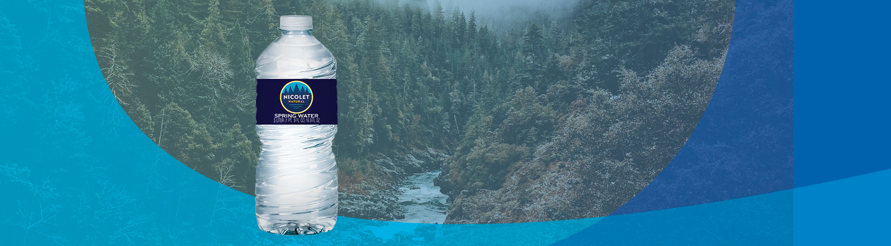 Nicolet™ Natural Official Bottled Water of the Green Bay Packers