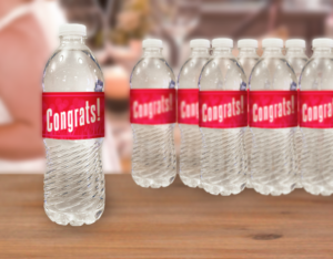 Custom water bottle Label