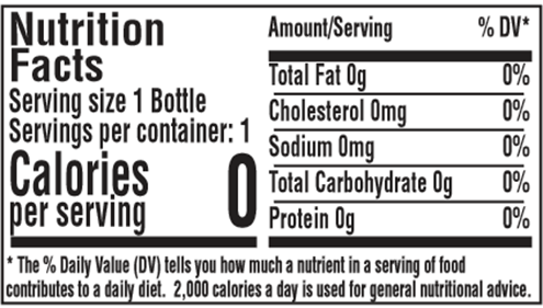 PW Nutritional Facts