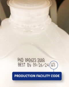 production facility code